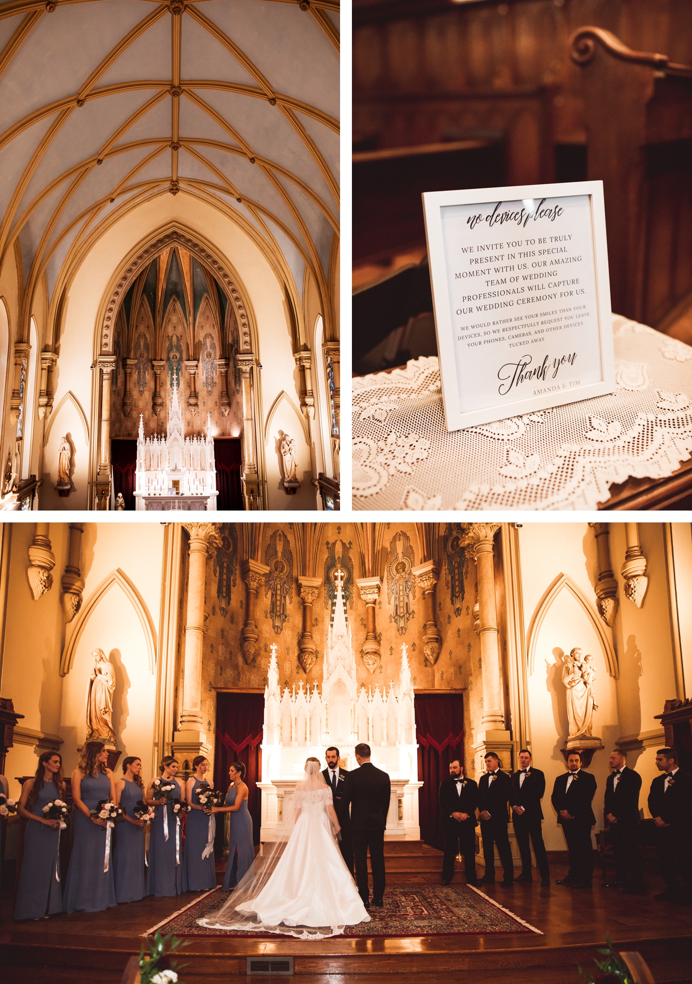 Wedding Ceremony at Chapel Hill in Rochester, New York