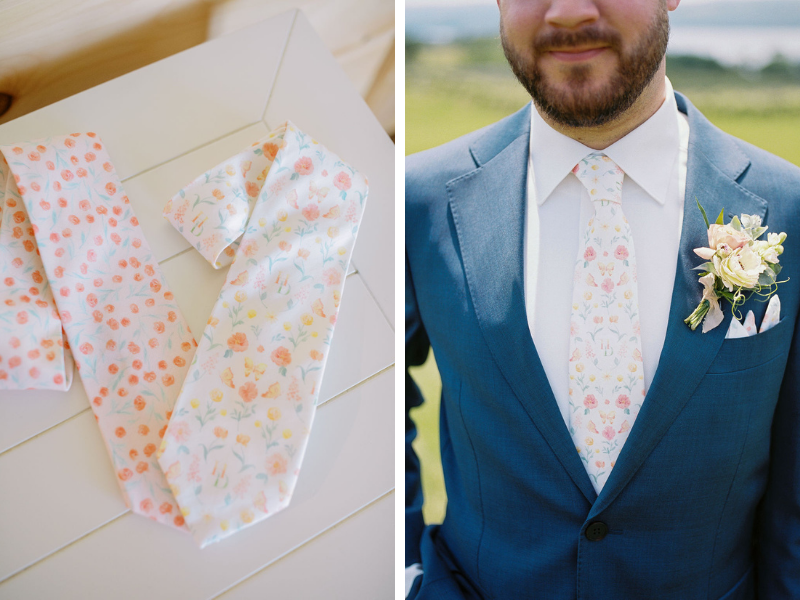 pattern neckties for NY wedding