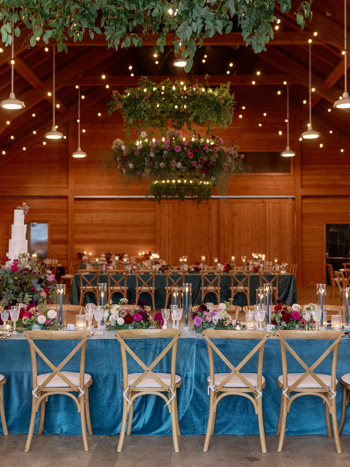 reception table details 