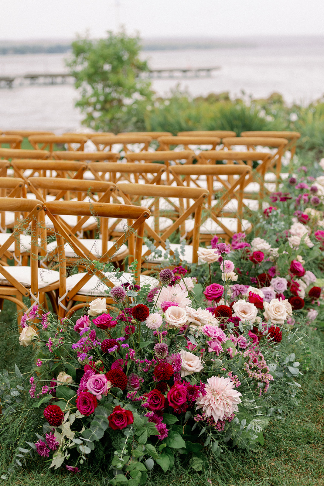 floral aisle details 