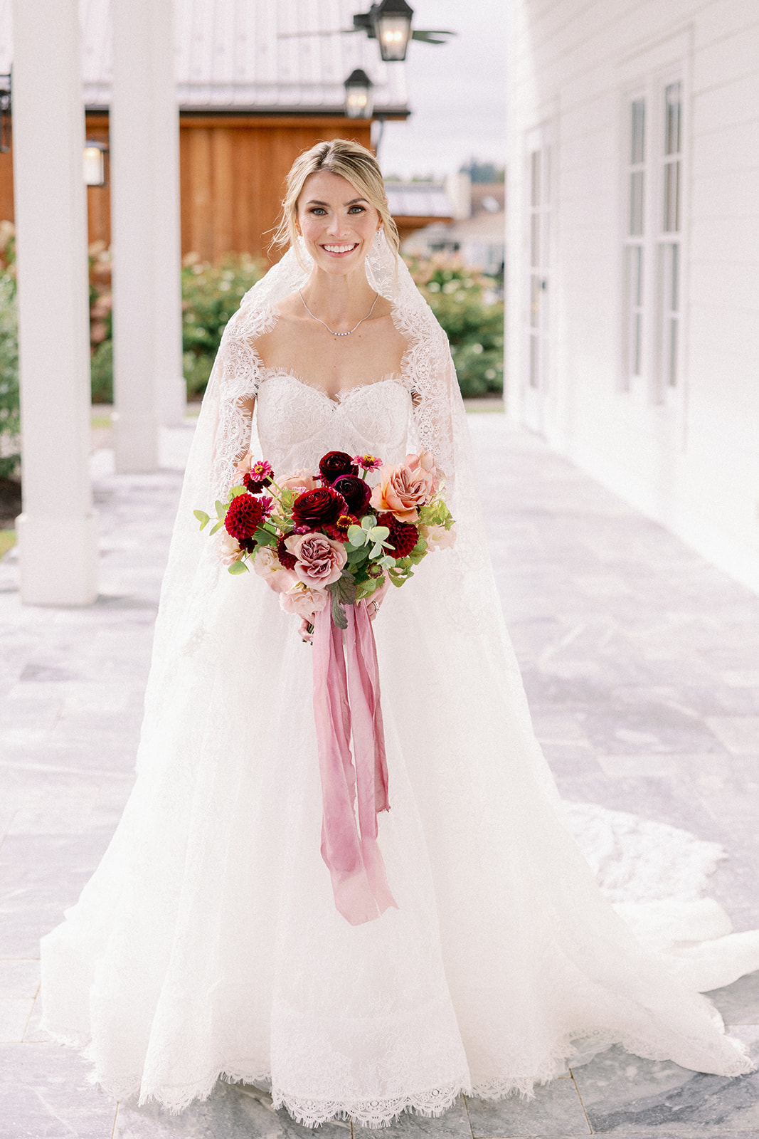 bridal portrait the lake house wedding 