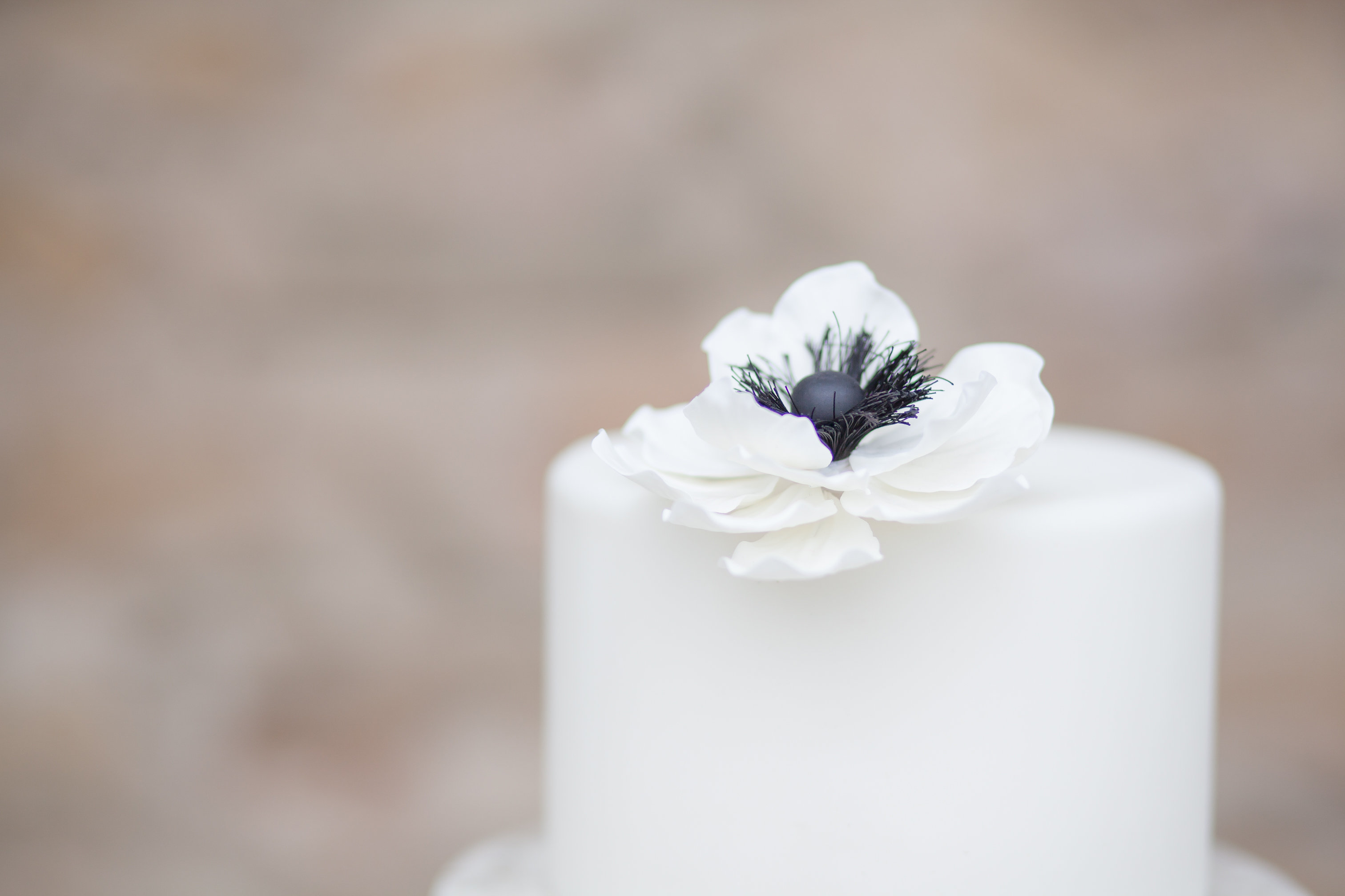 Anemone Wedding Cake