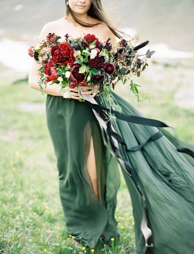 Fall Green Bridesmaid Dress | Verve Event Co.