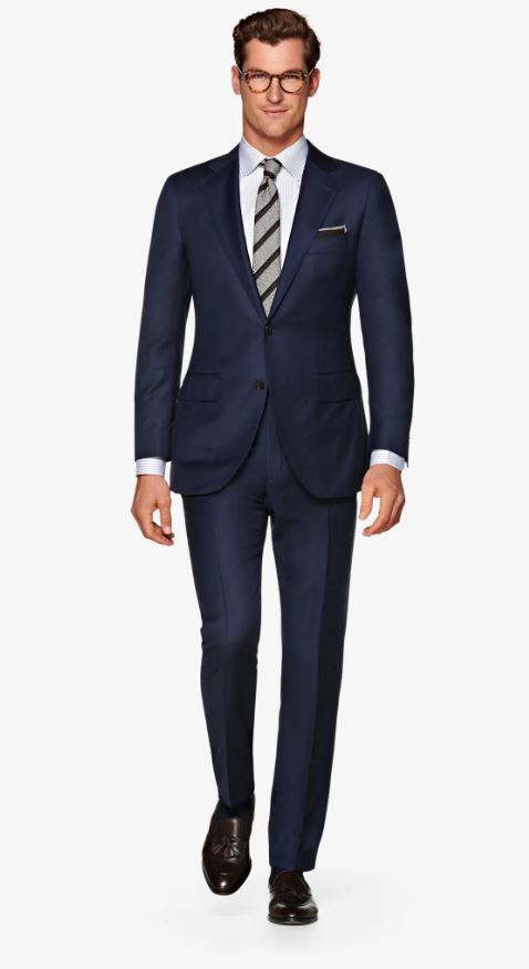 Suit Supply Navy Spala Suit #navyweddingsuit 