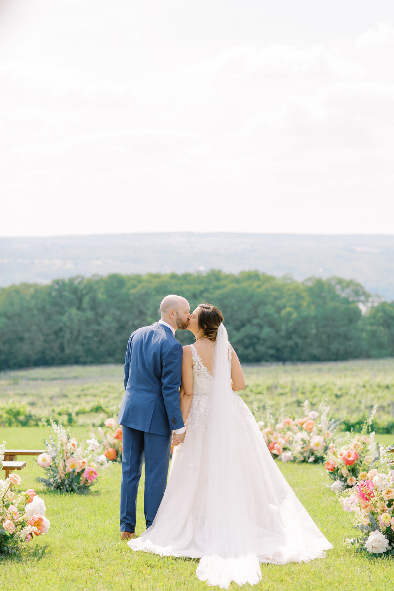 Outdoor wedding in Finger Lakes New York