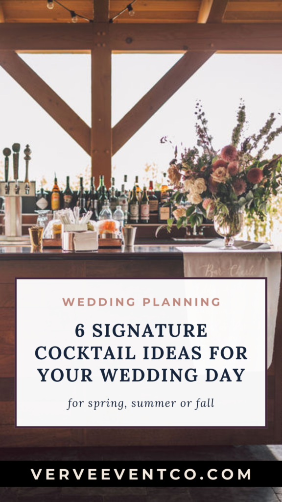 6 signature cocktail ideas for weddings
