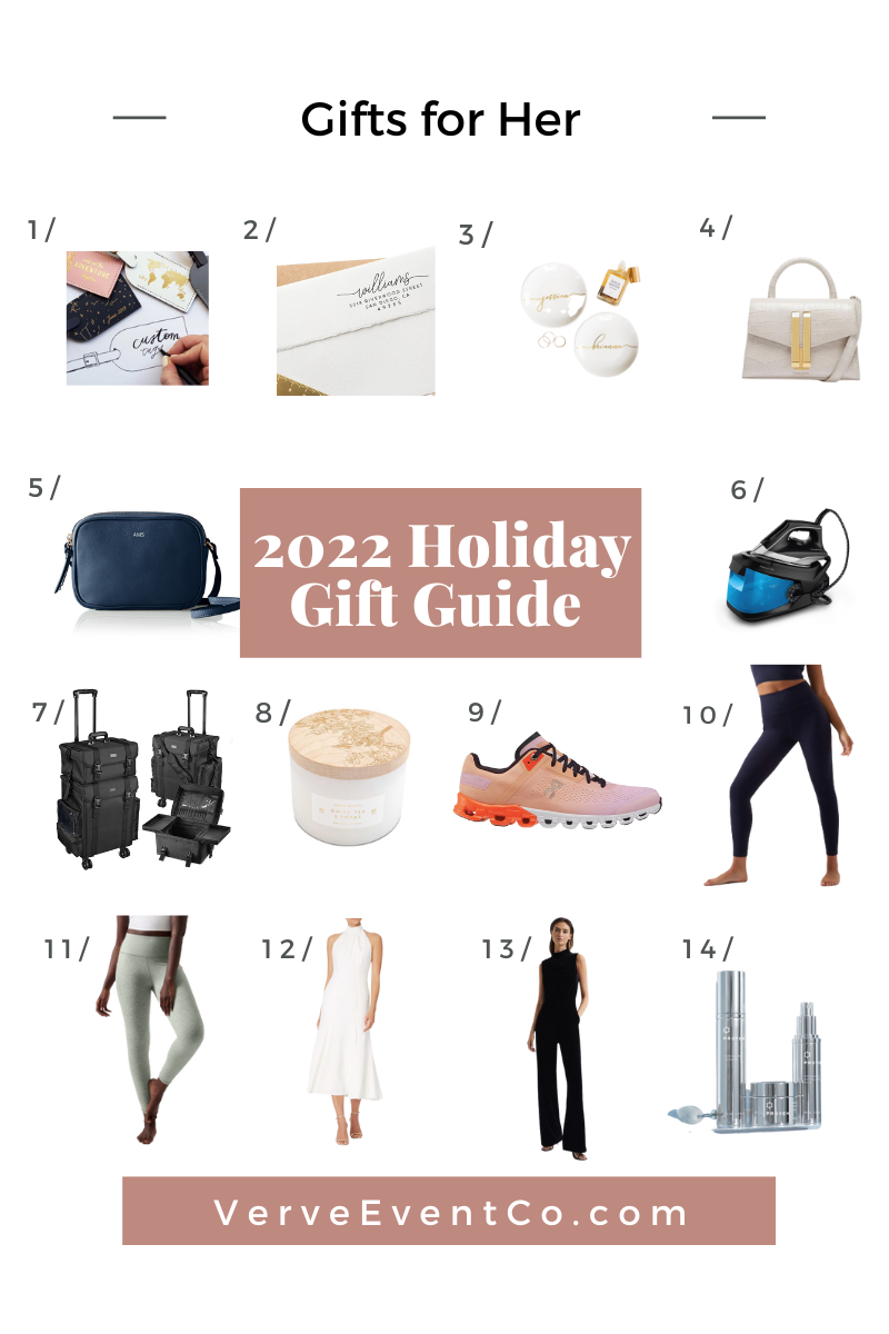 2022 holiday gift guide with 14 gift ideas for her
