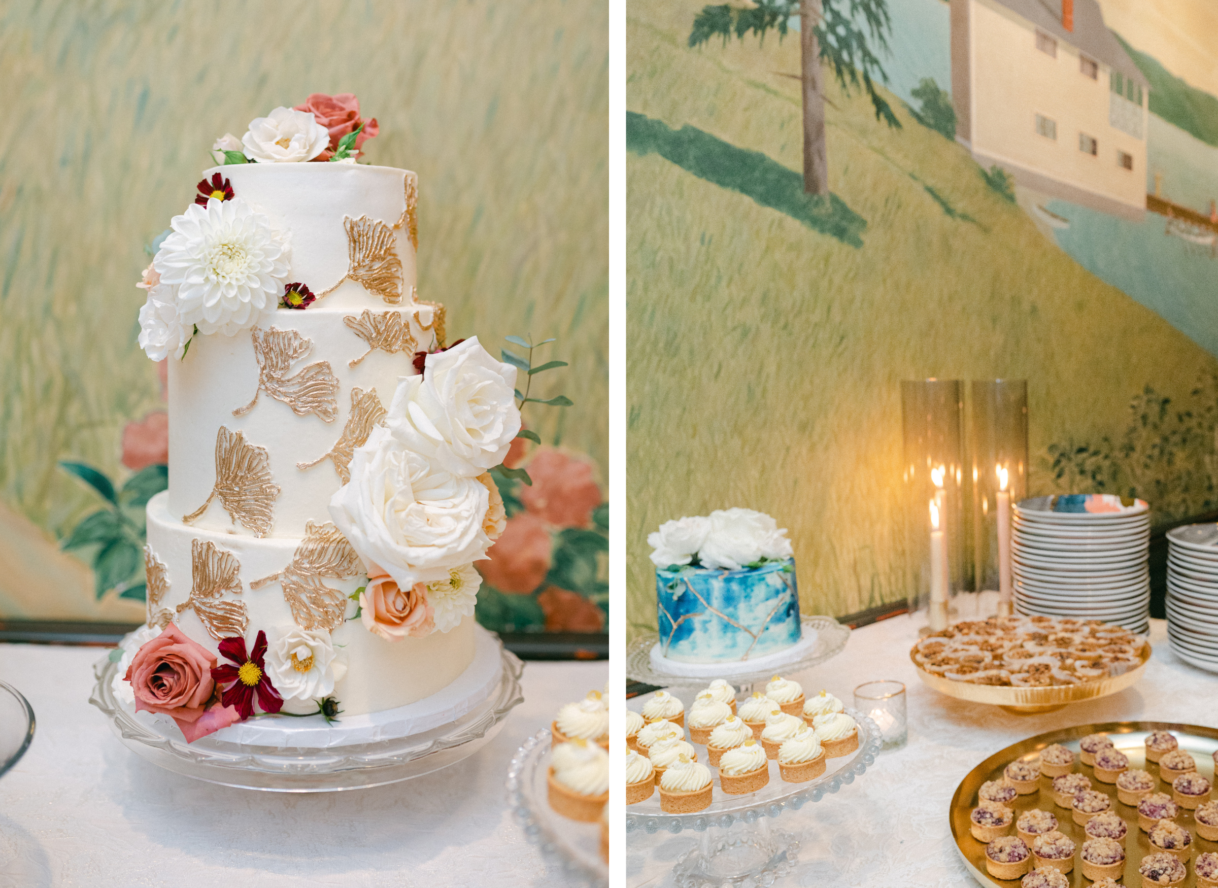 Ashley and David's Luxurious Inns of Aurora Wedding_Wedding Cake_Verve Event Co.