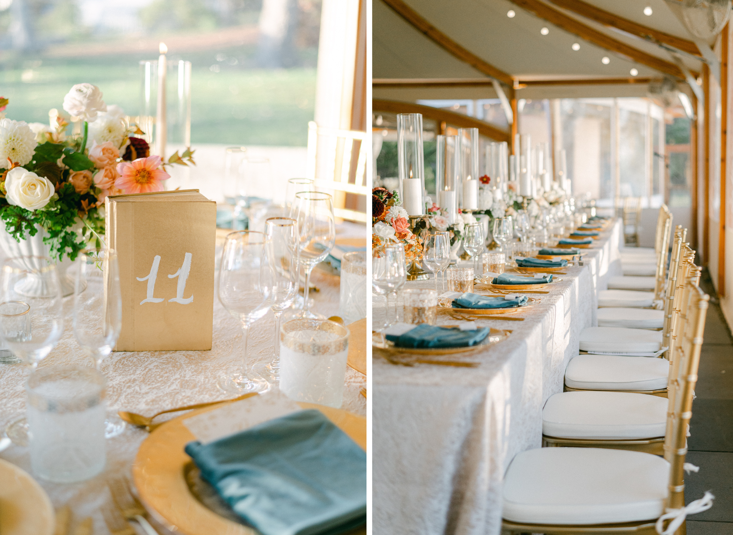 Luxurious Fall Inns of Aurora Wedding Reception-Verve Event Co.