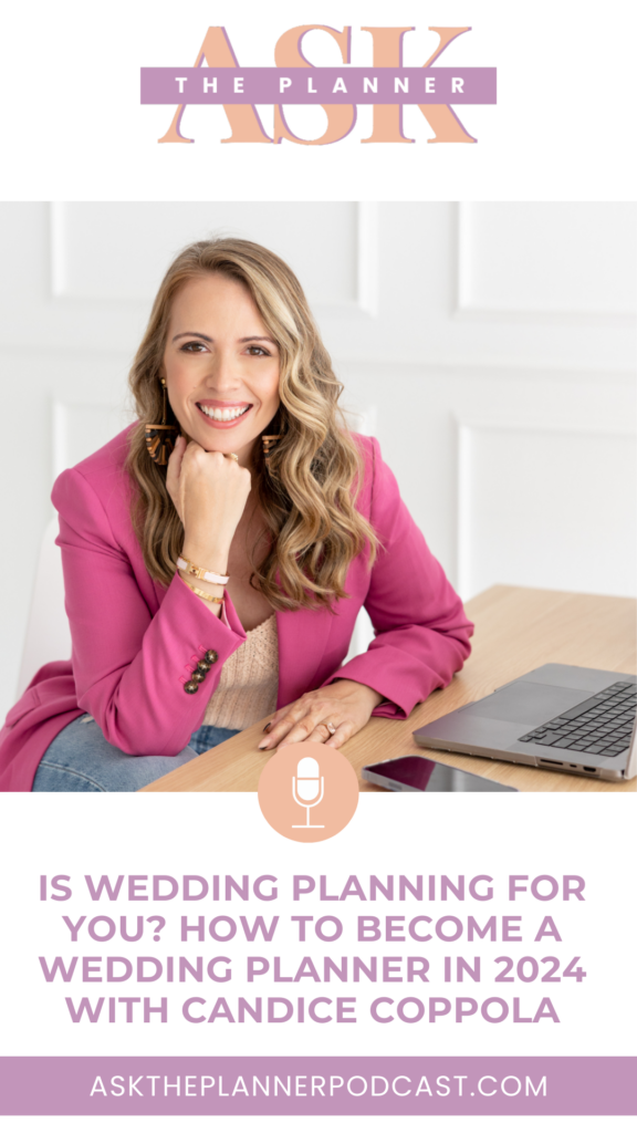 Candice Coppola shares tips for how to become a wedding planner