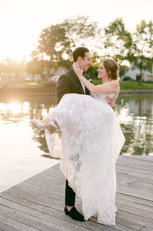 couples first look for labor day weekend wedding at The Lake House on Canandaigua