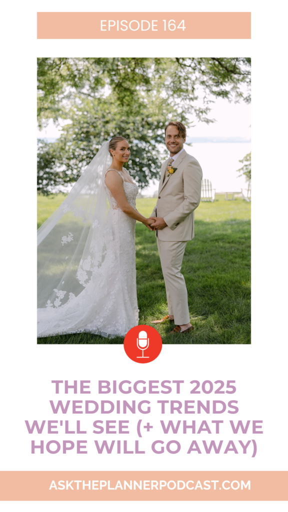 roundup of 2025 wedding trends