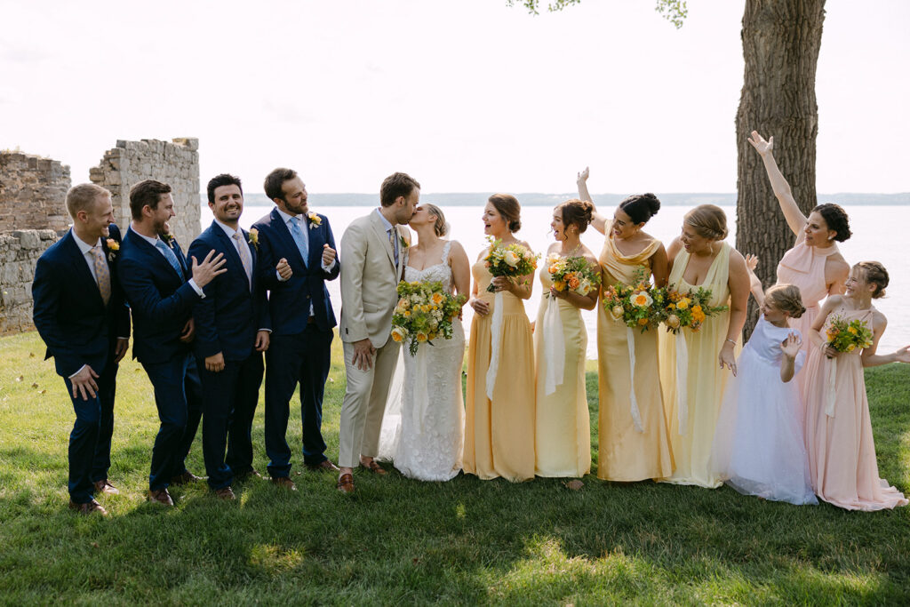 bridal party lake house