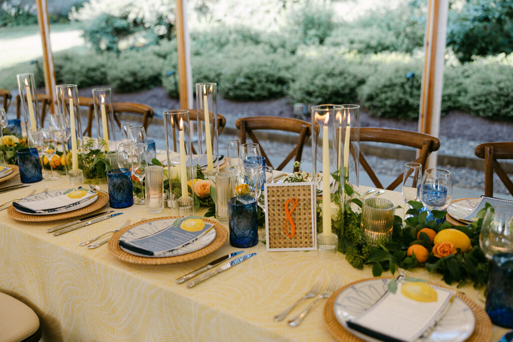 table settings at inns of aurora 