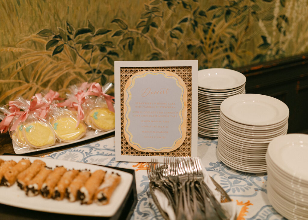 dessert table tened wedding