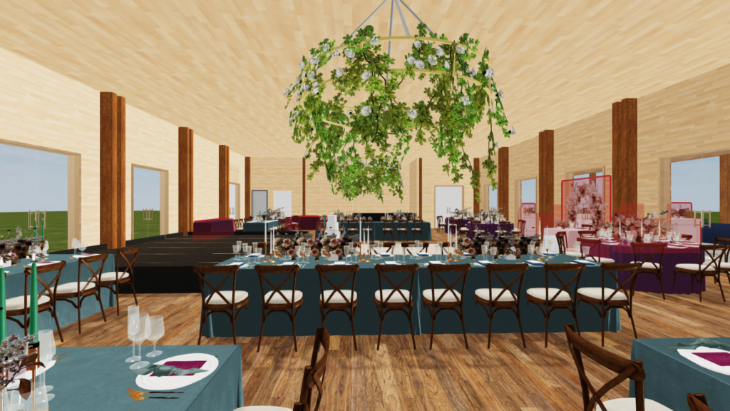 3D wedding floorplan tool