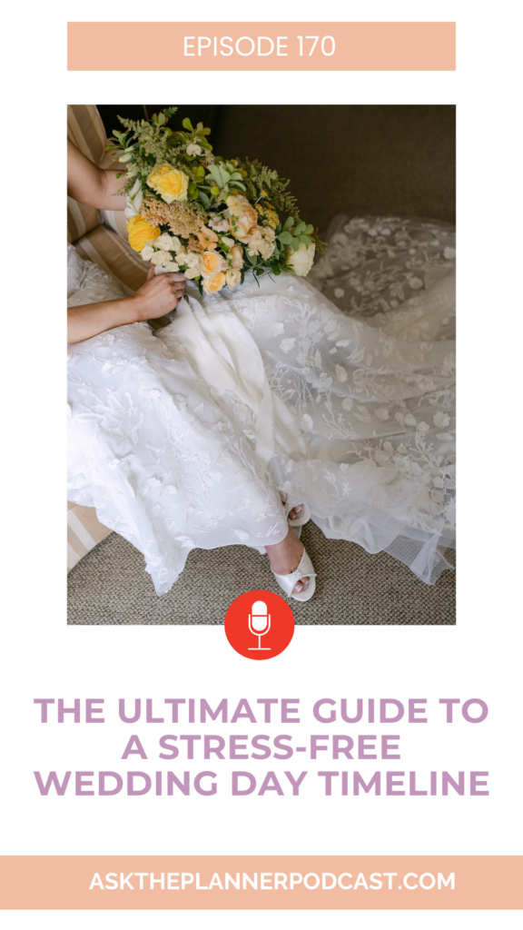 wedding day timeline tips