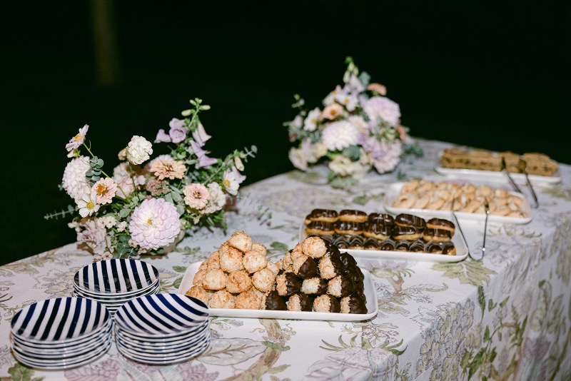 dessert table