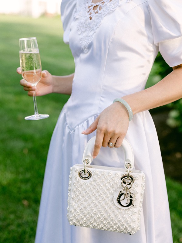 bridal details at welcome party