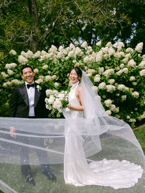 bride and groom New York wedding