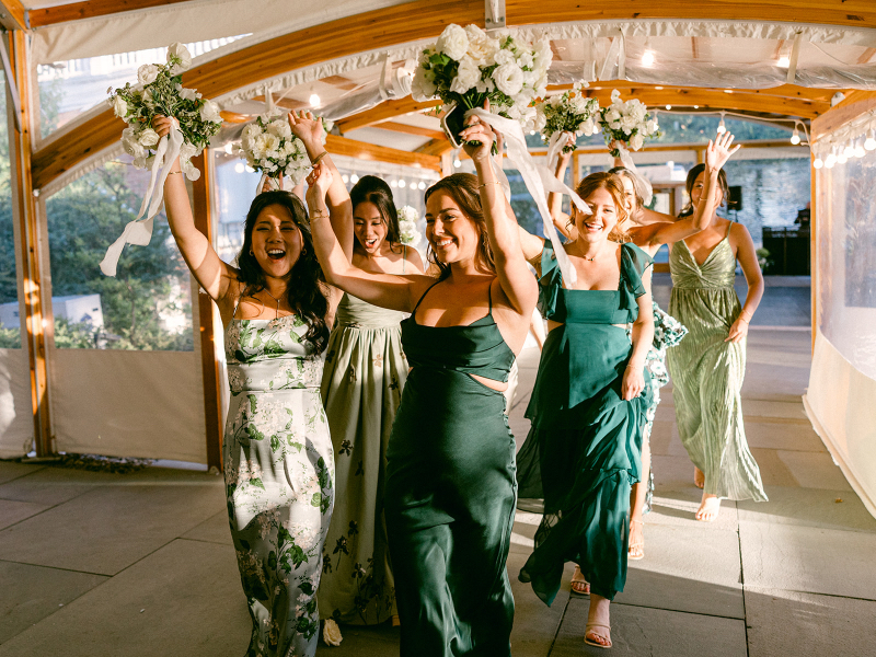 bridesmaids entrance