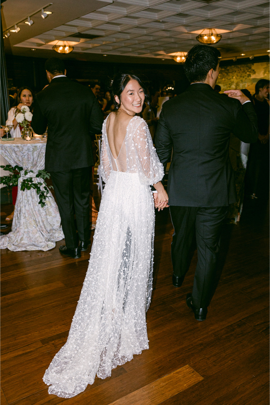 bride outfit change at wedding in New York