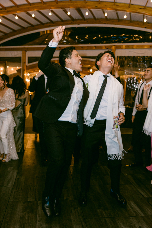 dancing at the reception