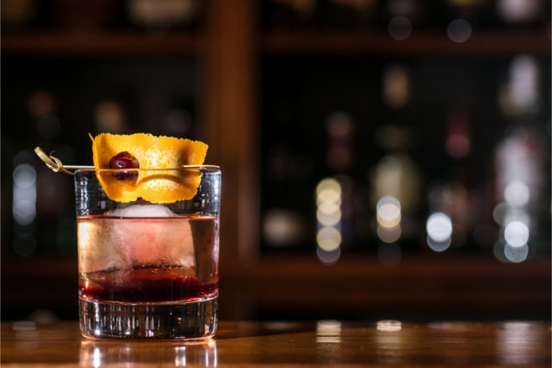 Cocktails at Twin Farms in Barnard Vermont