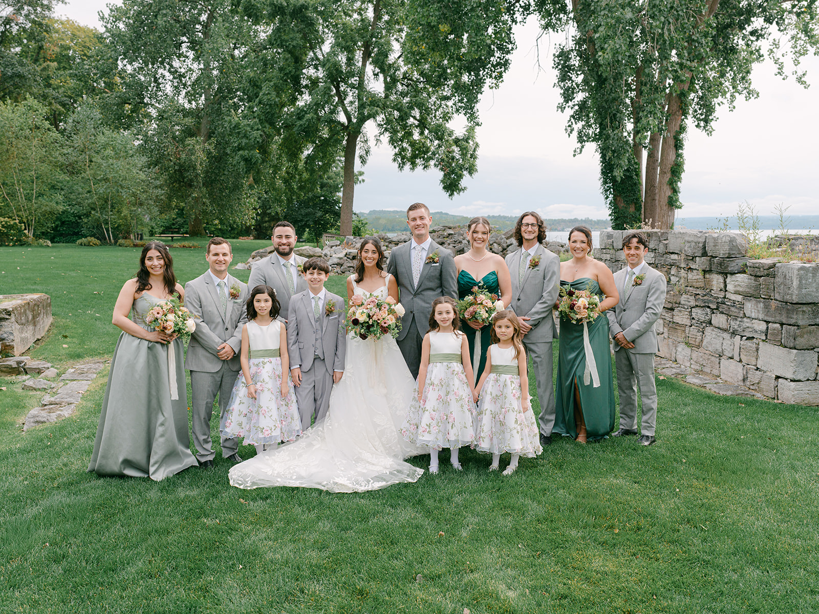 Family wedding portraits at Inns of Aurora.
