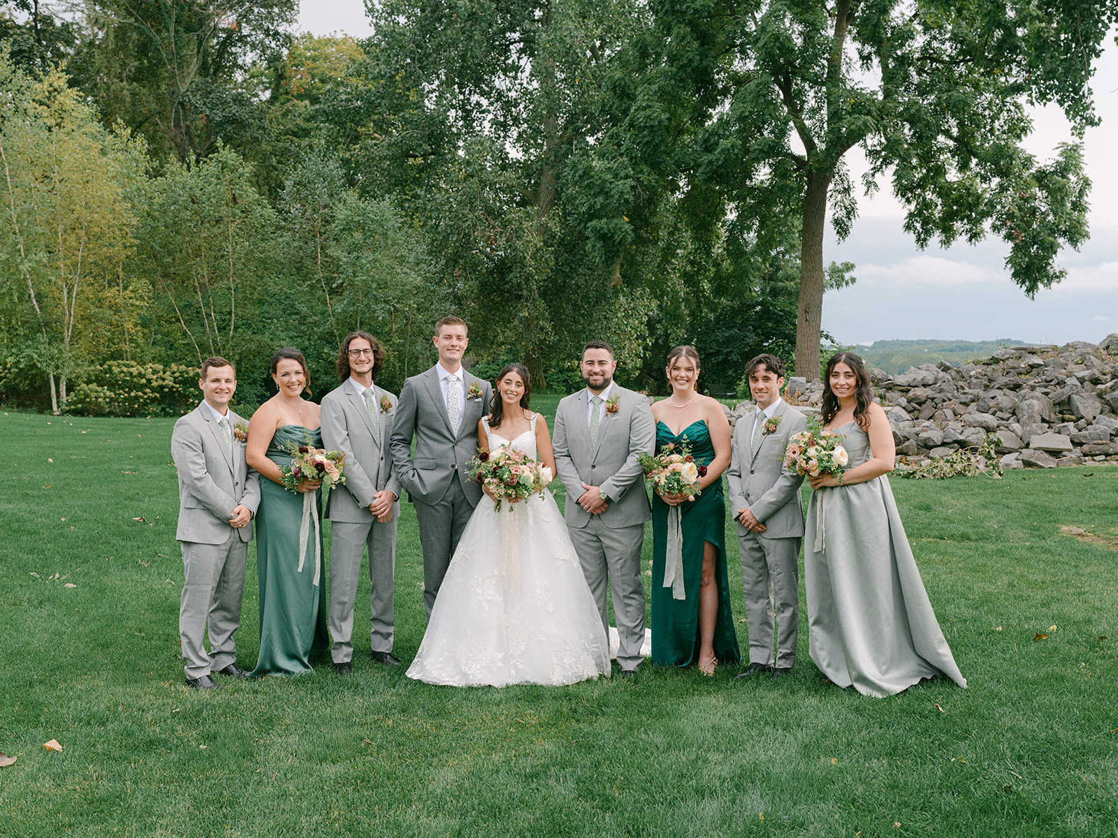 Family wedding portraits at Inns of Aurora.