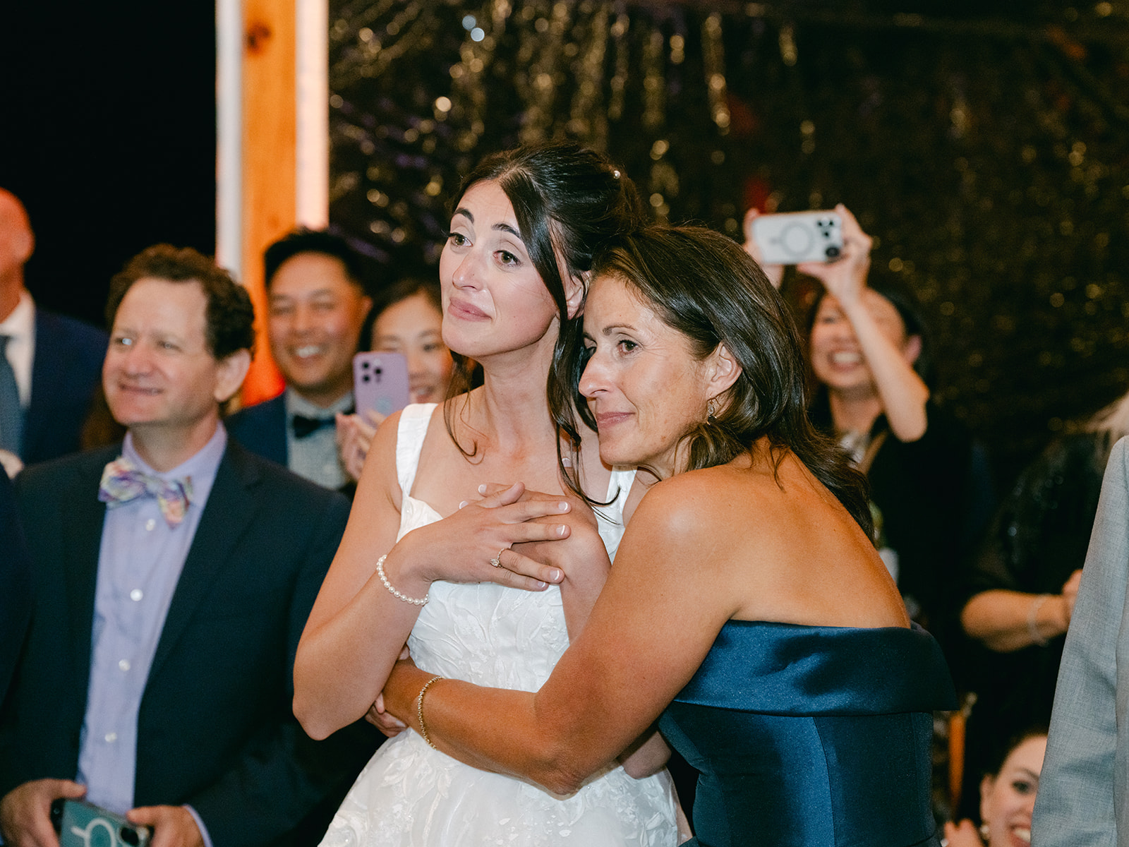 Bride moved to tears as family gives her sweet gesture during her wedding reception at Inns of Aurora.