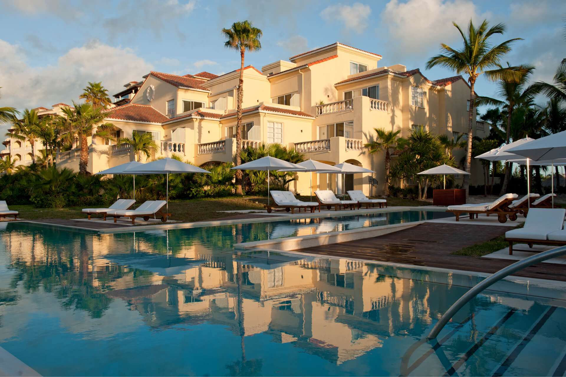 Grace Bay Club property view from the pool.