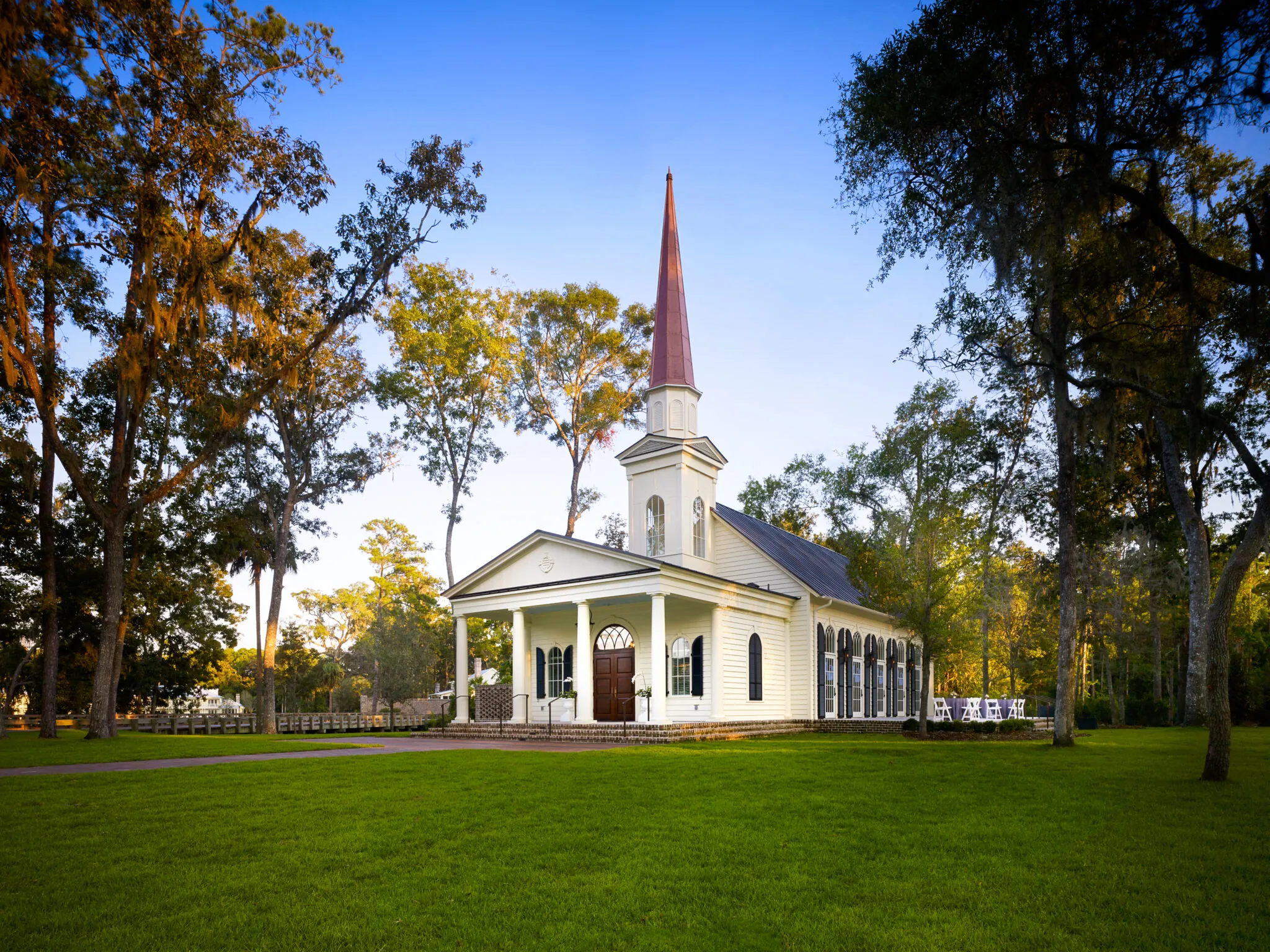 A chapel available for a Montage Palmetto Bluff wedding.